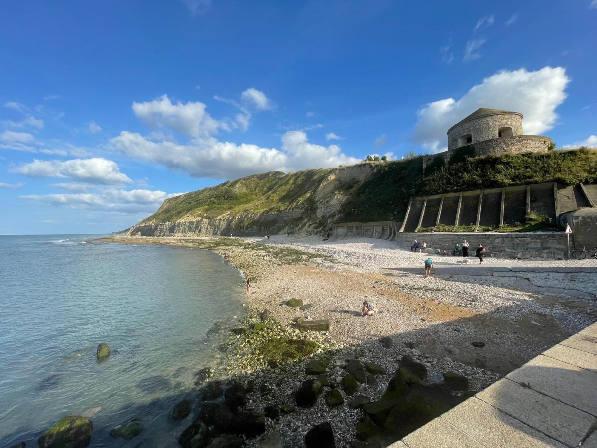 Maison Calme Et Cosy A Port-En-Bessin Pres Du Golf Et De La Mer Exteriör bild